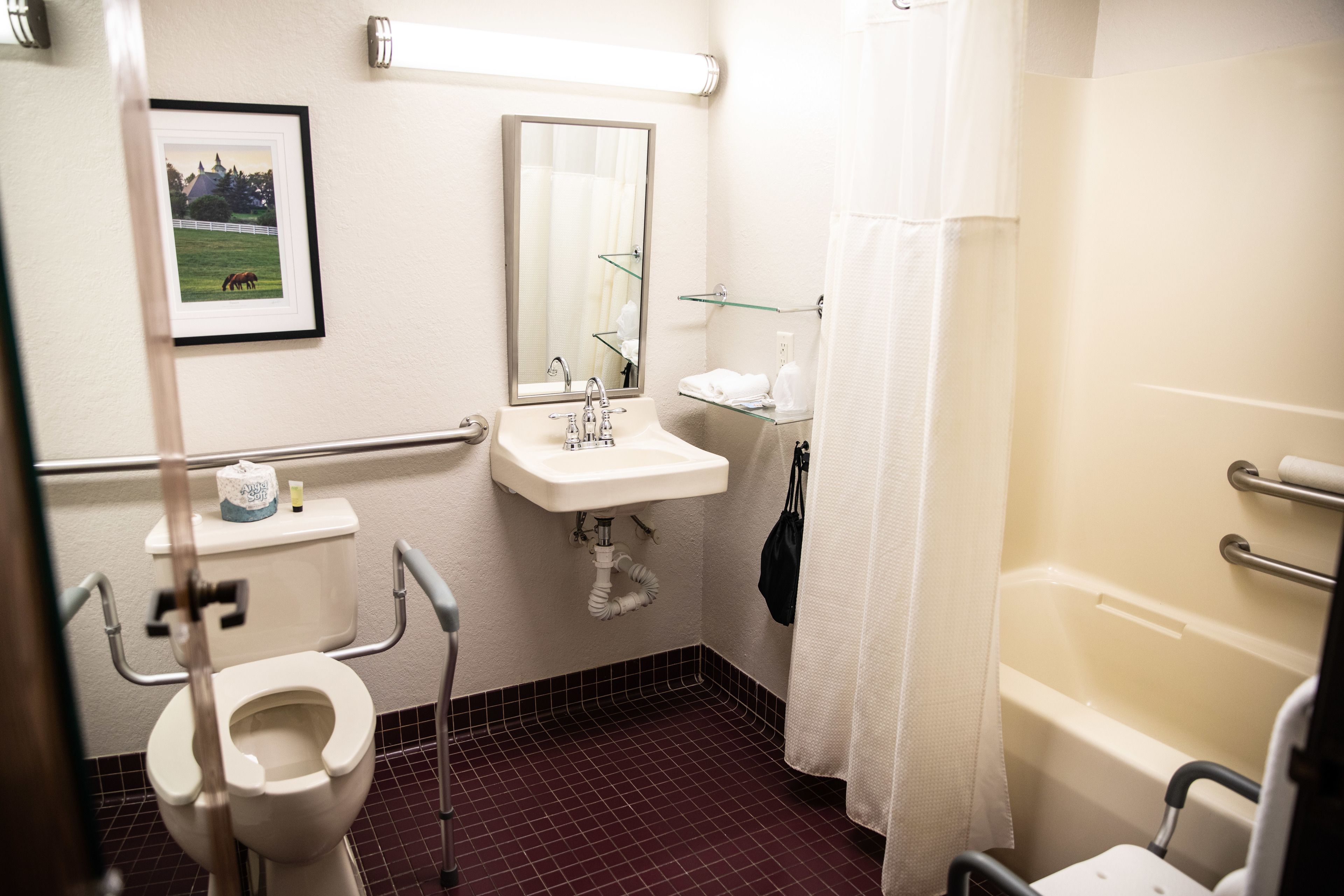 single room, accessible | bathroom | shower, free toiletries, hair dryer, towels