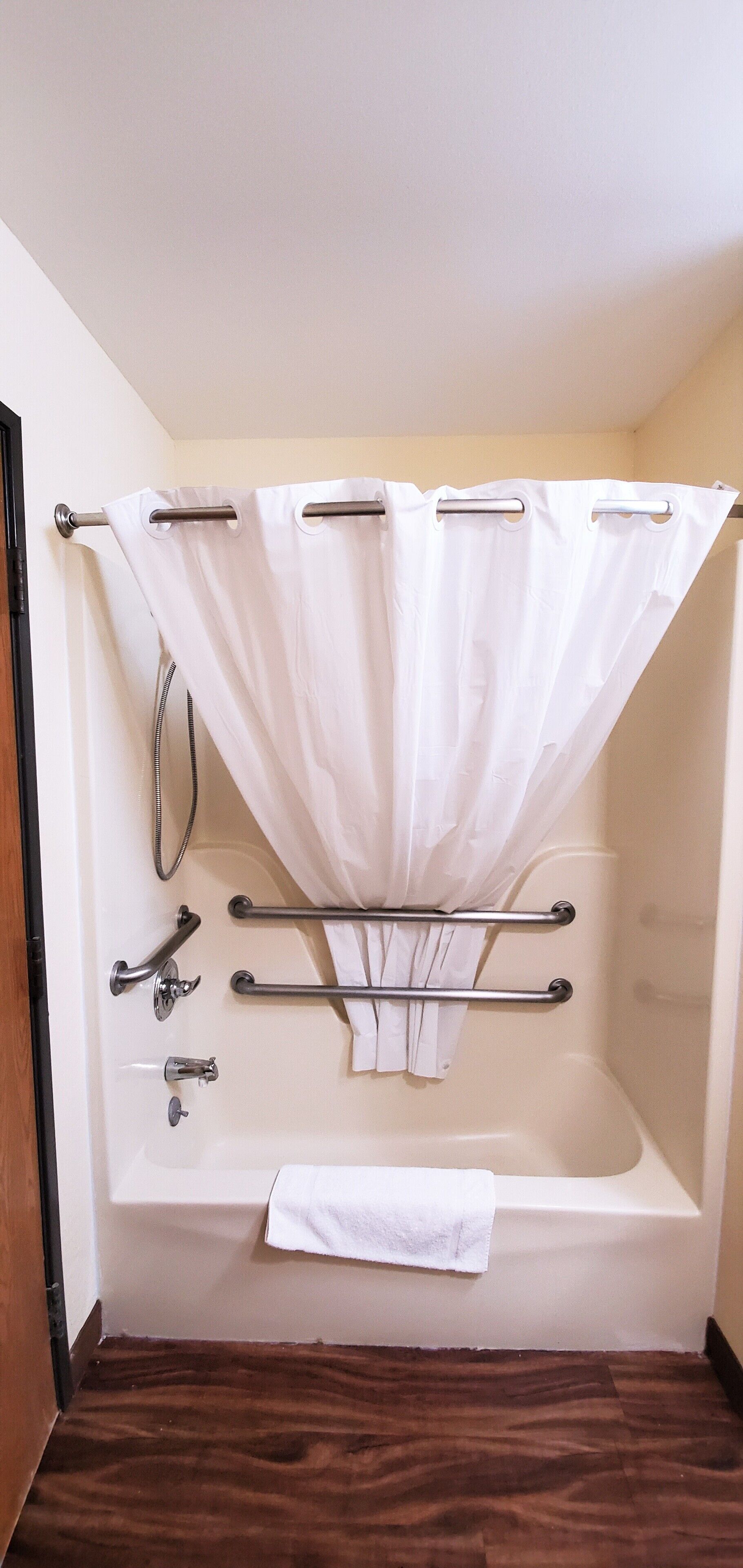 individually decorated, individually furnished, desk, blackout curtains