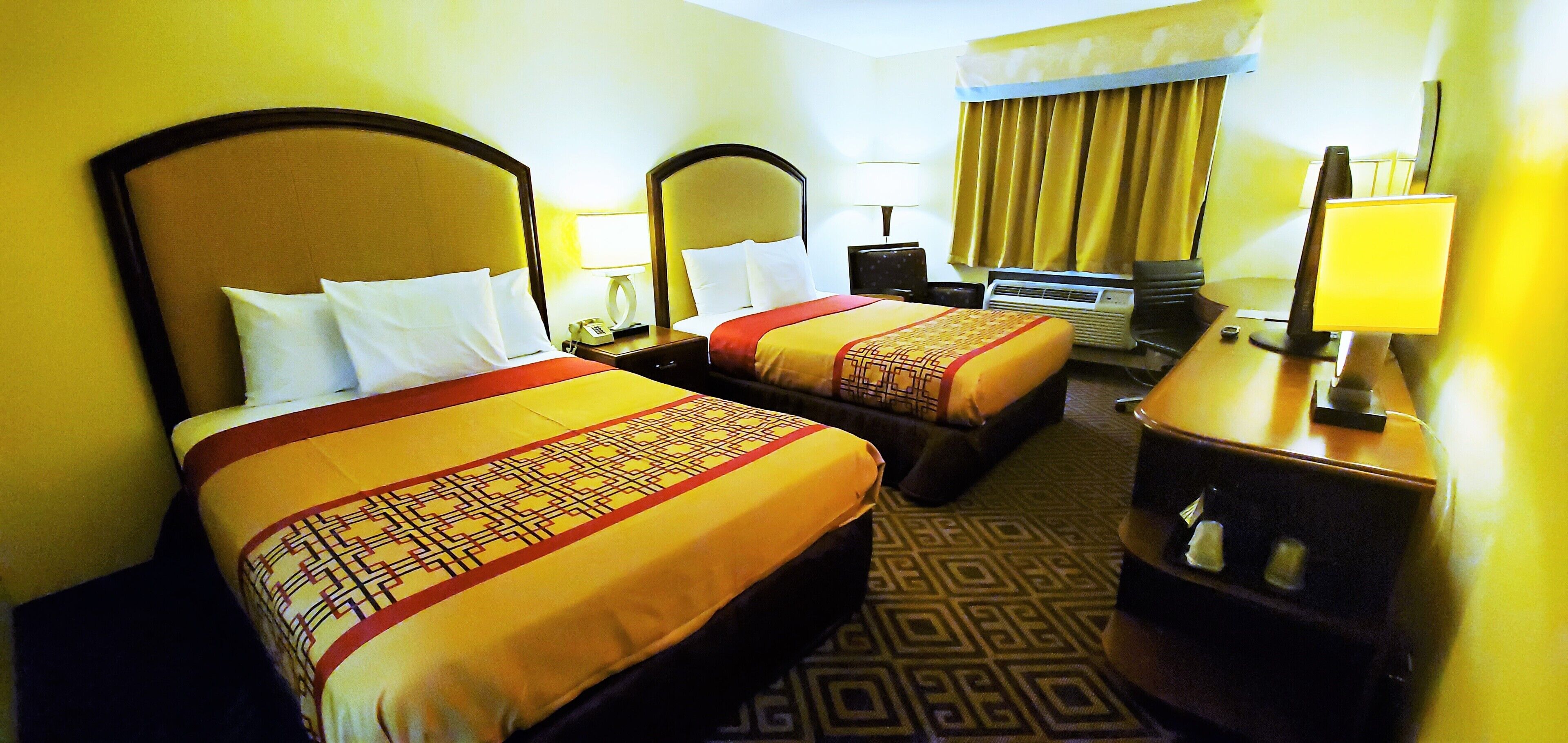 room, 2 queen beds, non smoking | individually decorated, individually furnished, desk, blackout curtains