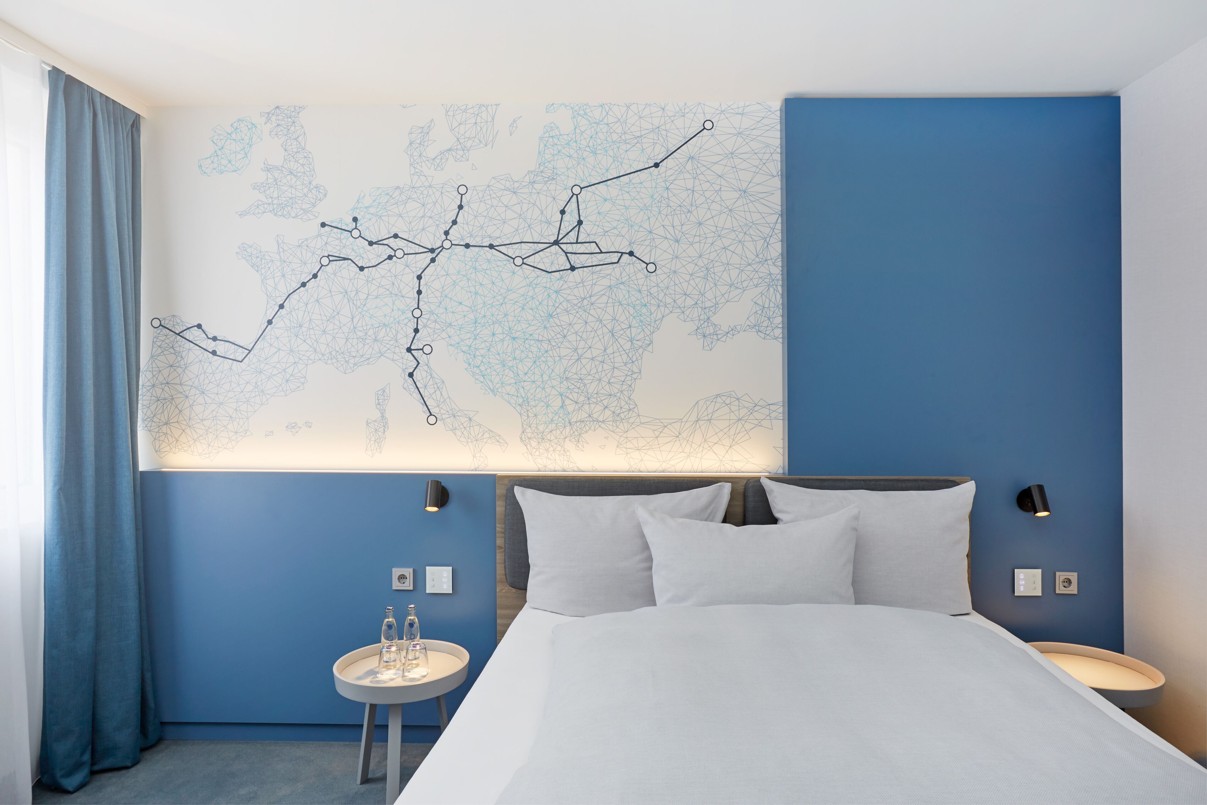 comfort double room | hypo-allergenic bedding, down duvets, in-room safe, desk