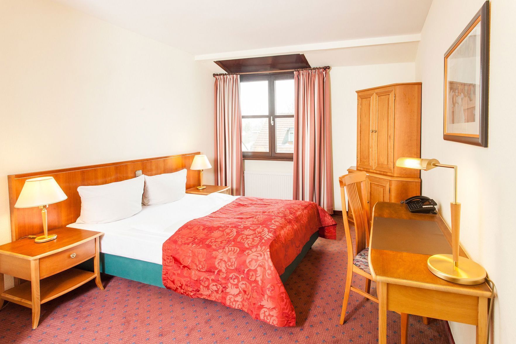 Minibar, in-room safe, desk, blackout drapes