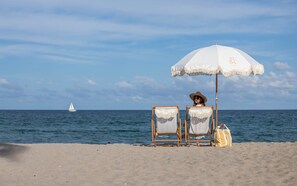 Beach nearby, beach towels