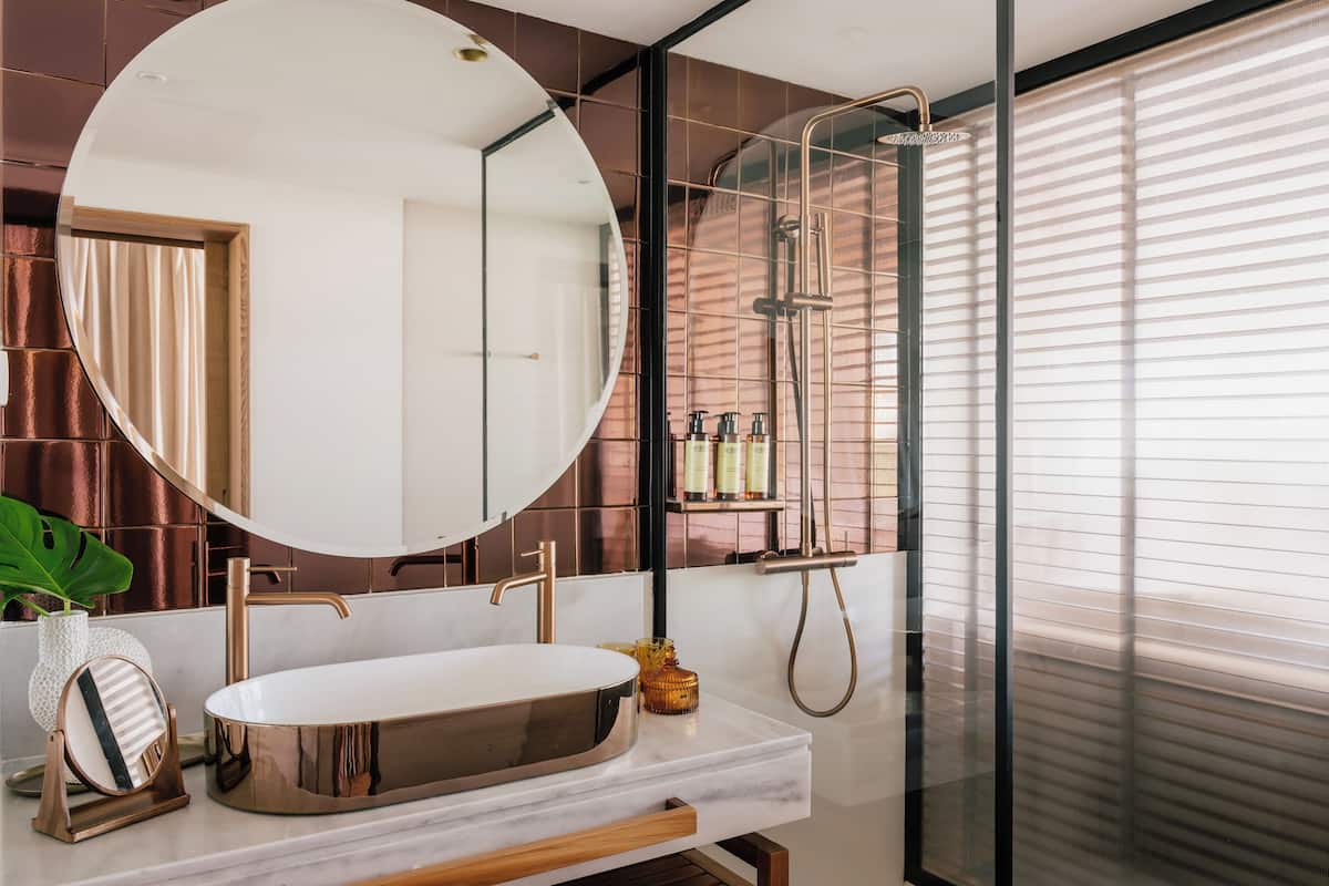 free toiletries, hair dryer, bathrobes, slippers