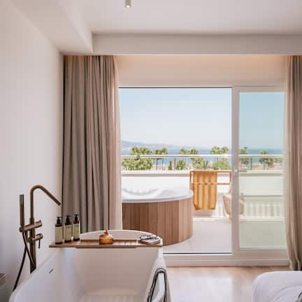 Free toiletries, hair dryer, bathrobes, slippers