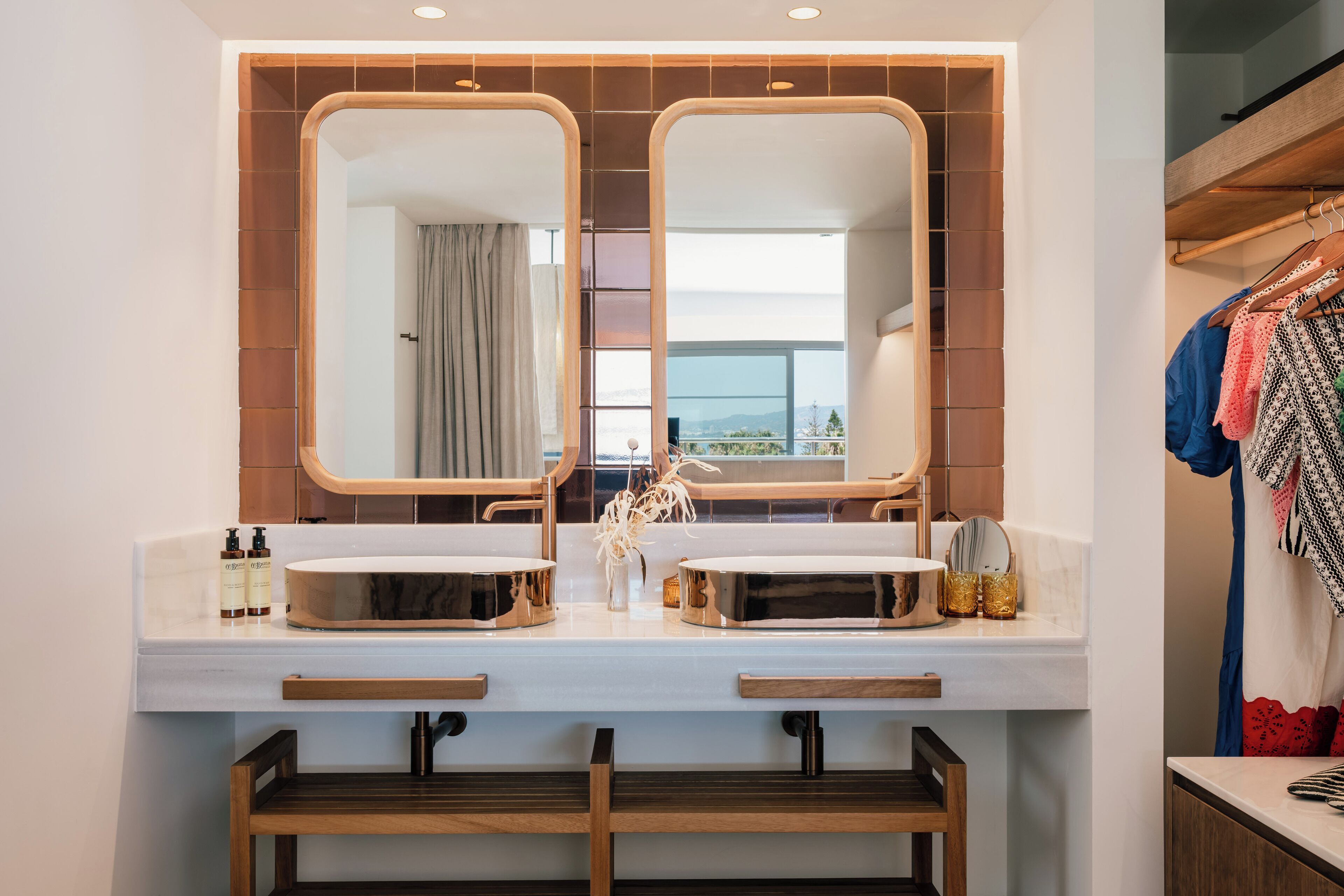 free toiletries, hair dryer, bathrobes, slippers