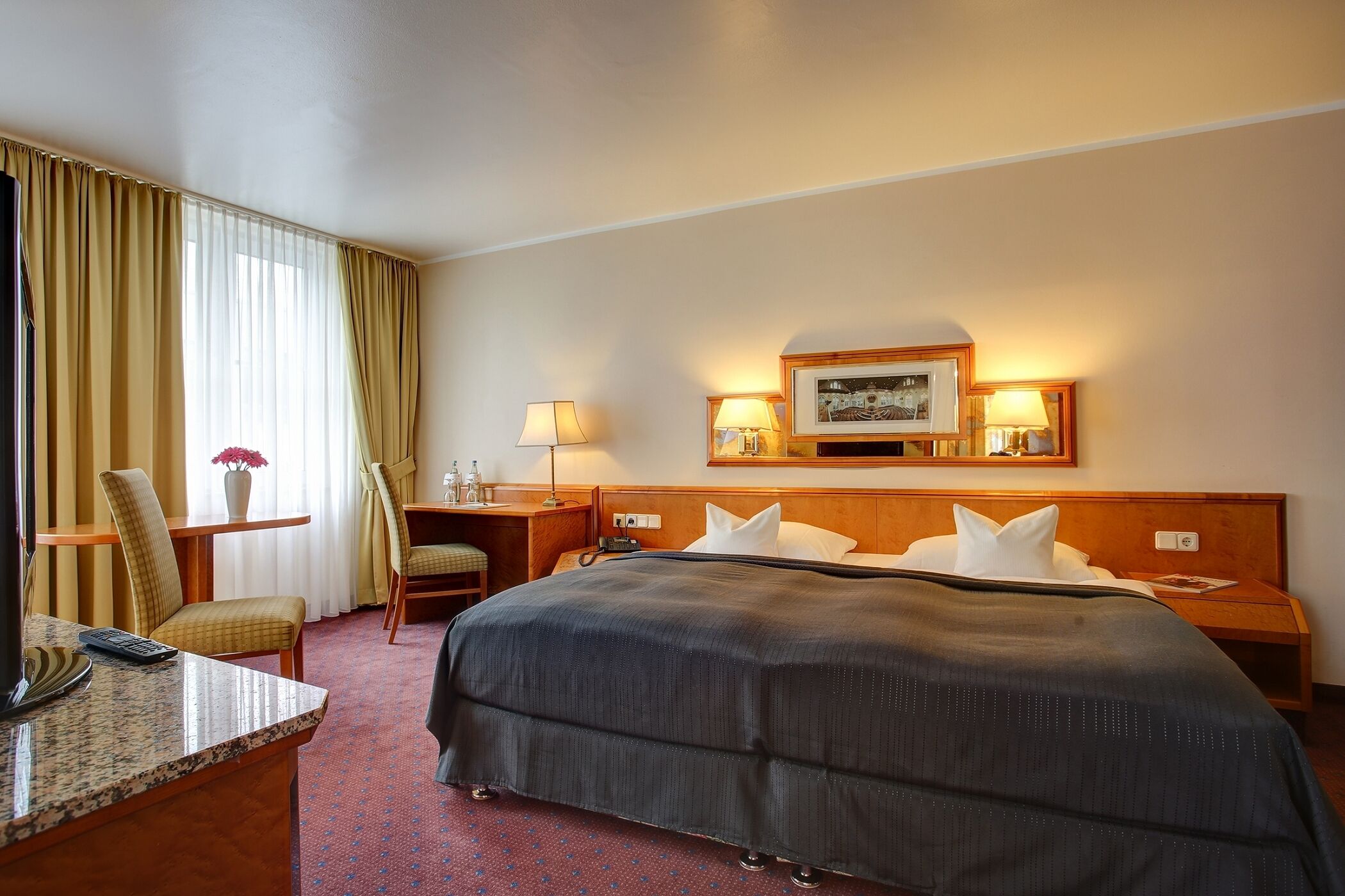 Premium bedding, in-room safe, soundproofing, iron/ironing board