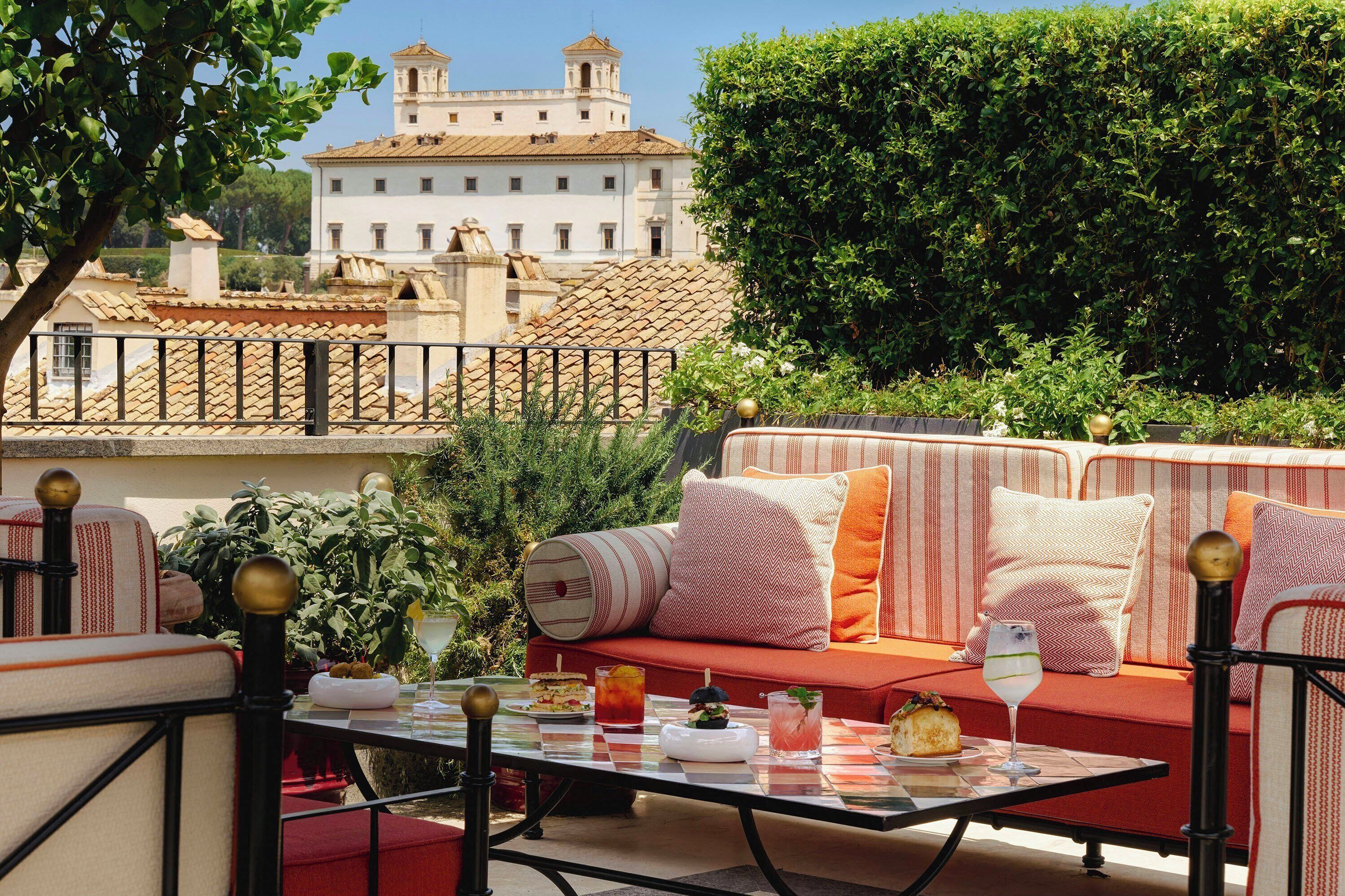 Terrasse sur le toit