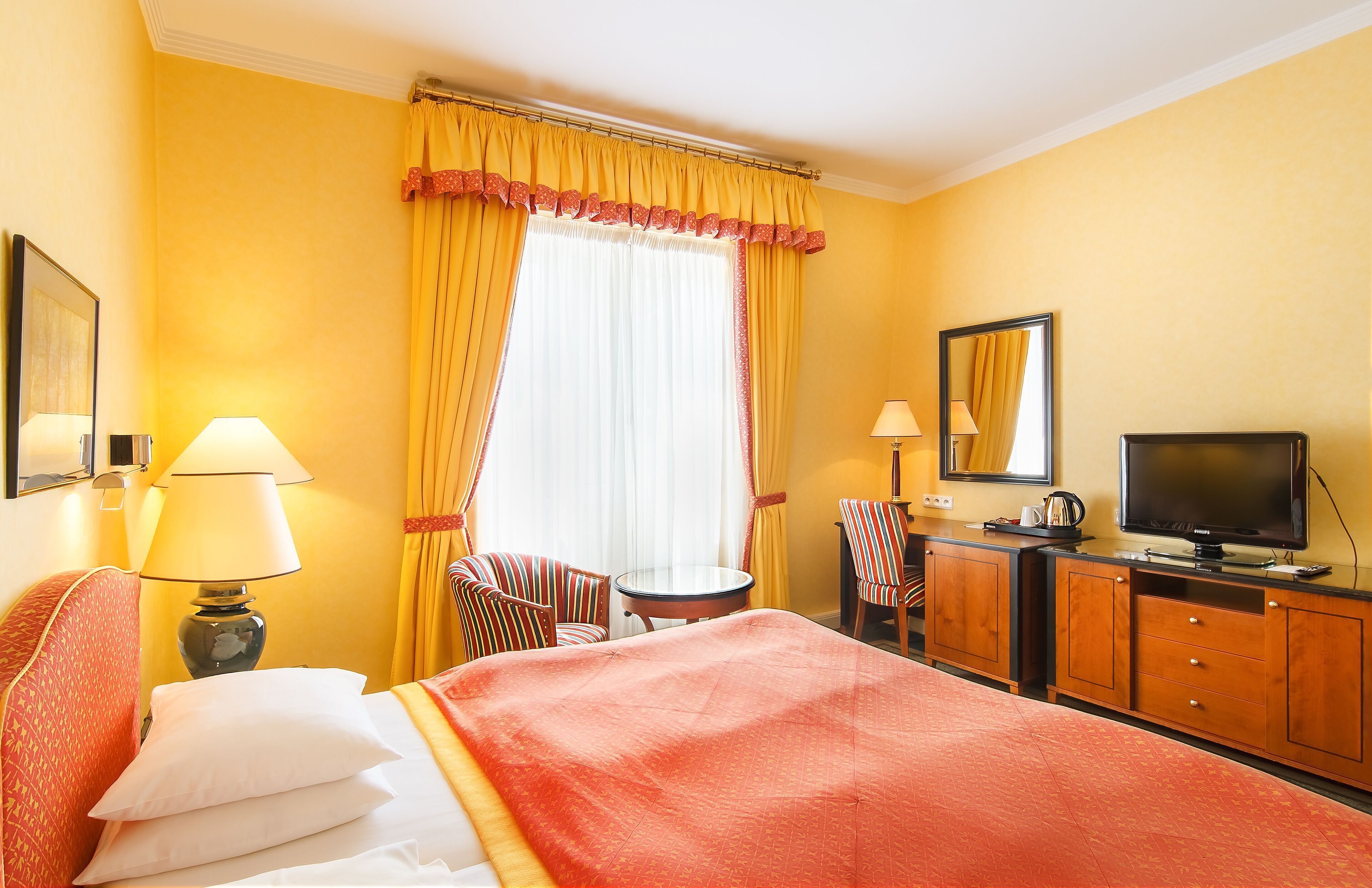 Minibar, in-room safe, desk, blackout drapes