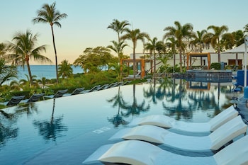 2 outdoor pools, pool umbrellas, sun loungers at The Westin Hapuna Beach Resort