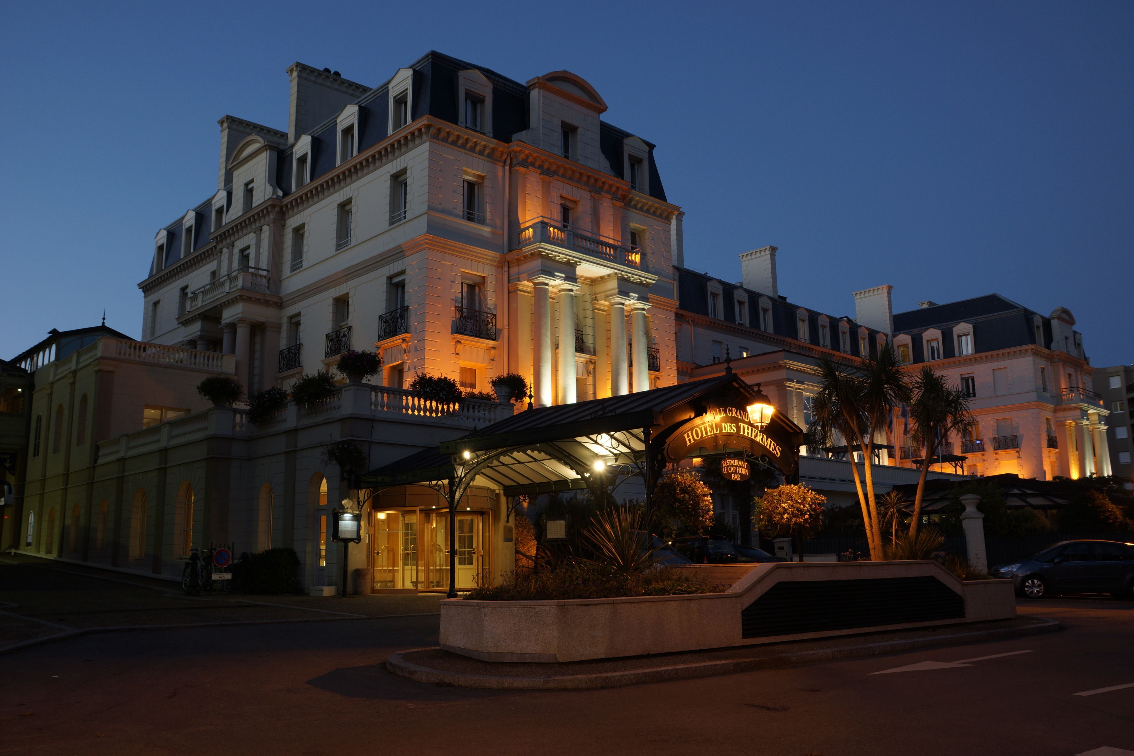 front of property – evening/night