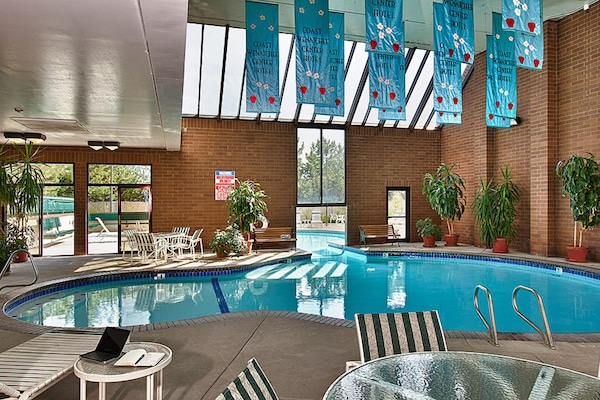 Indoor pool, seasonal outdoor pool