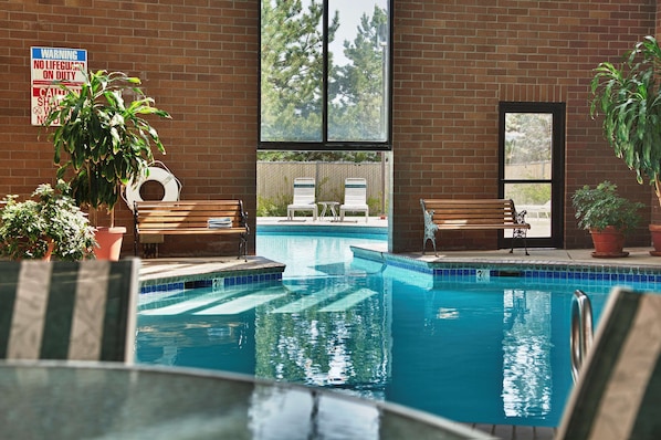 Indoor pool, seasonal outdoor pool