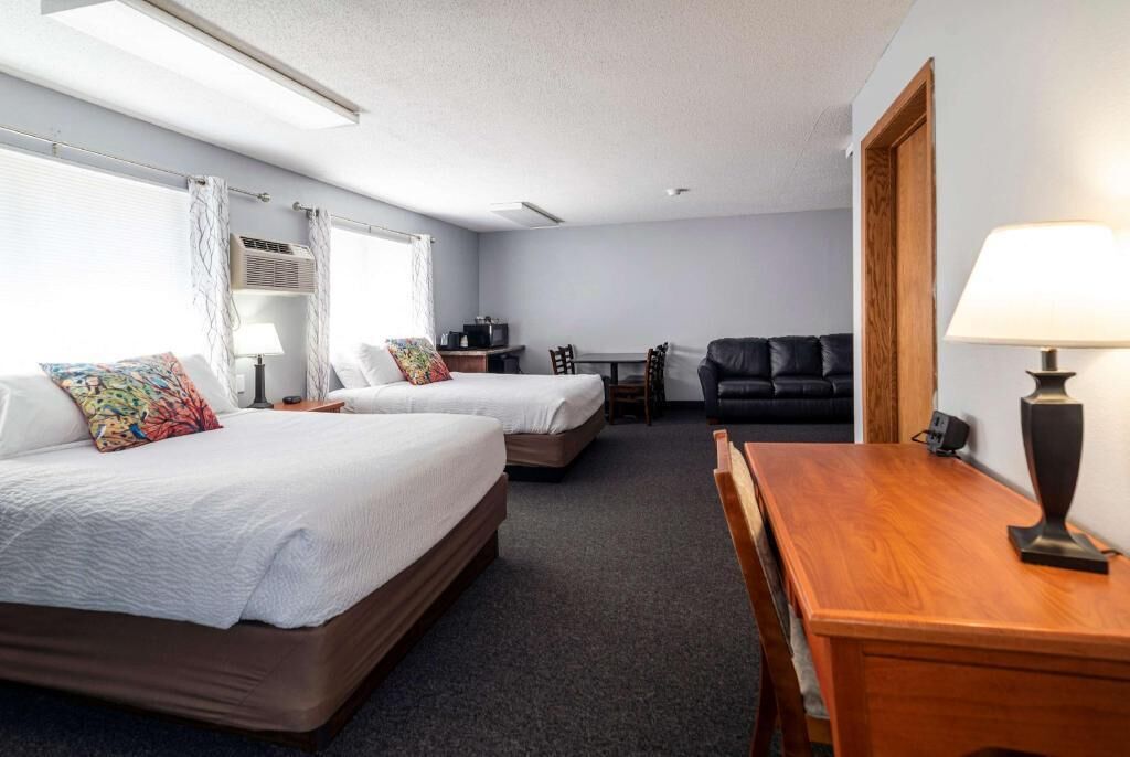 Caja de seguridad en la habitación y escritorio 