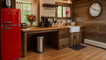 Two Bedroom Barn Suite | Private kitchen | Fridge, microwave, coffee/tea maker