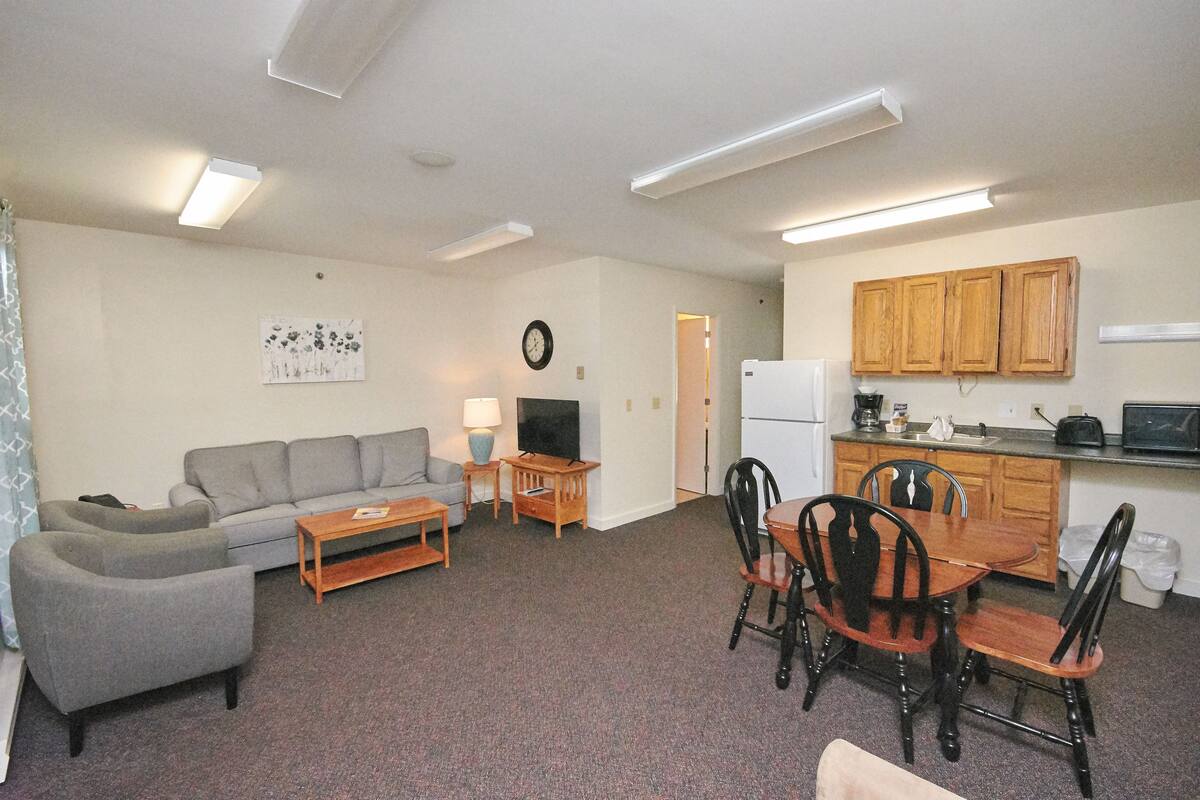 Standard Apartment, Ensuite (2 Bedroom Efficiency) | Living area | TV