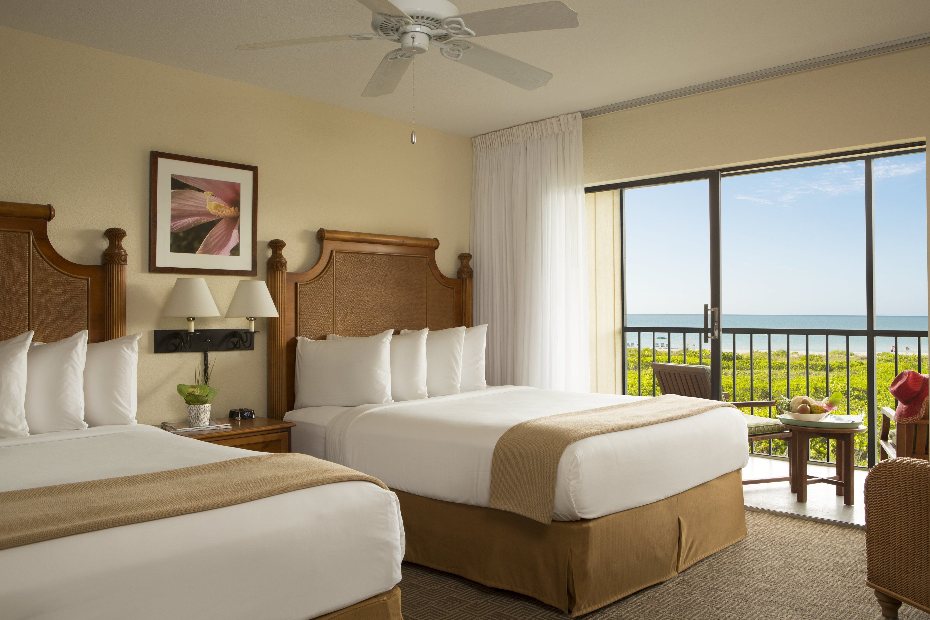 Premium bedding, in-room safe, iron/ironing board, cribs (free)