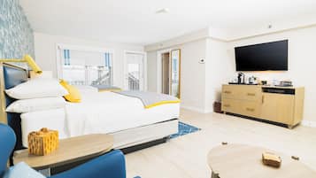 Premium bedding, blackout curtains, iron/ironing board, free WiFi