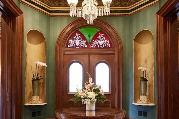 Interior entrance