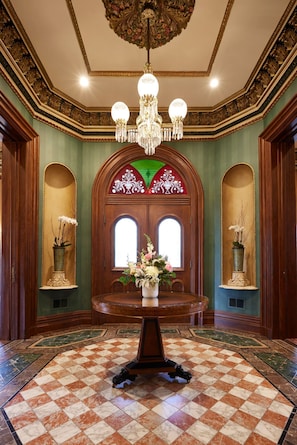 Interior entrance