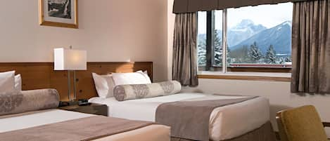 Hotel Room 2 Queen Beds | Desk, iron/ironing board, free WiFi, bed sheets