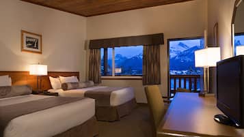 Hotel Room 2 Queen Beds | Desk, iron/ironing board, free WiFi, bed sheets