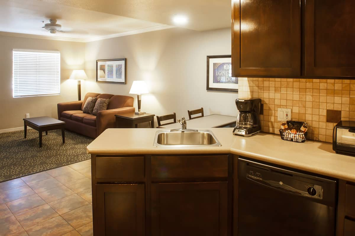 Suite, 2 Bedrooms (Resort) | Private kitchenette | Full-size fridge, microwave, stovetop, dishwasher