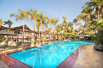 Outdoor pool at Humphreys Half Moon Inn