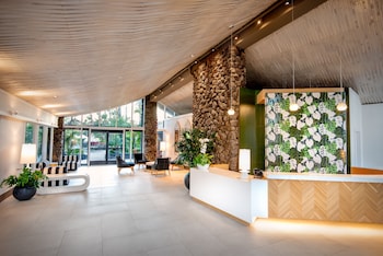 Reception area at Humphreys Half Moon Inn