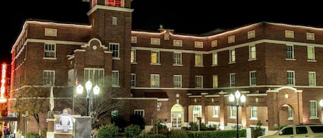 Front of property – evening/night