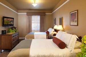 Deluxe Room, 2 Double Beds | Premium bedding, desk, blackout drapes, iron/ironing board