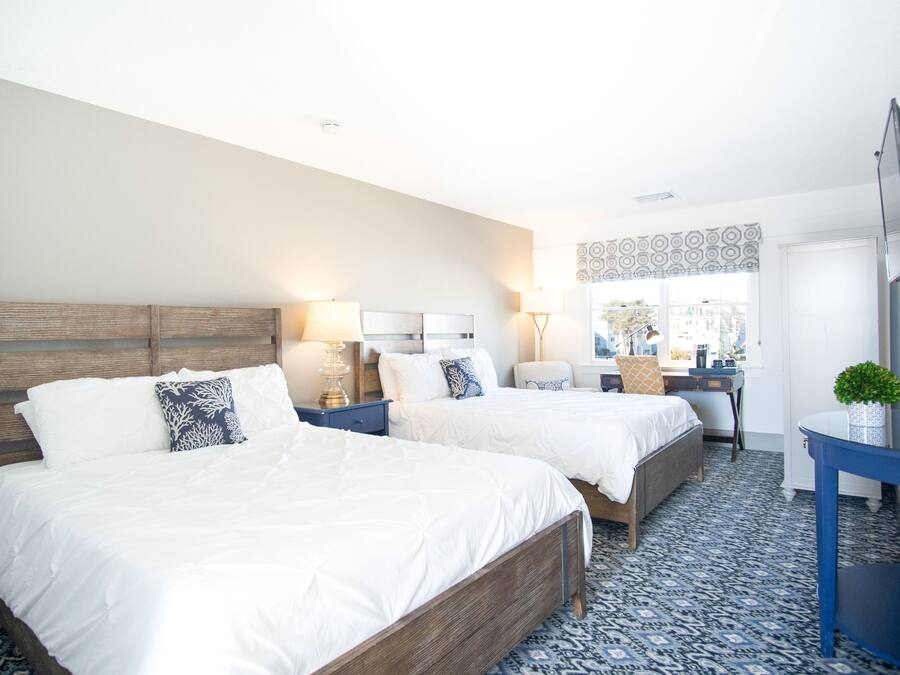 Standaard kamer, 2 queensize bedden | 1 slaapkamer, luxe beddengoed, pillowtop-bedden, individueel gedecoreerd