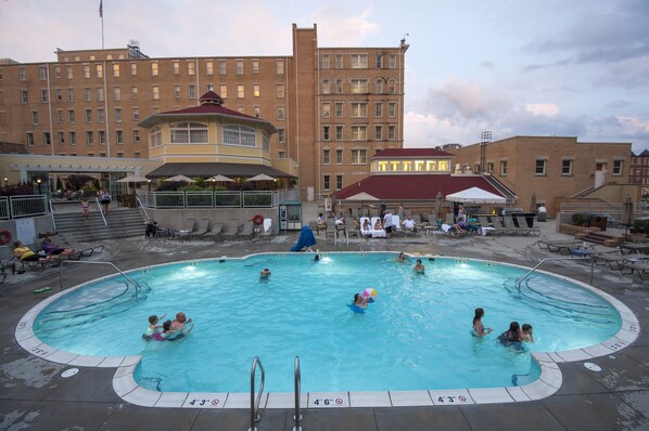 Indoor pool, outdoor pool