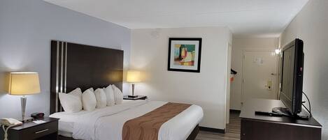 Pillowtop beds, blackout drapes, soundproofing, iron/ironing board