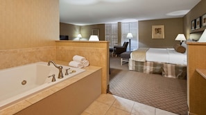 Suite, 1 King Bed, Non Smoking, Jetted Tub | In-room safe, desk, laptop workspace, blackout drapes