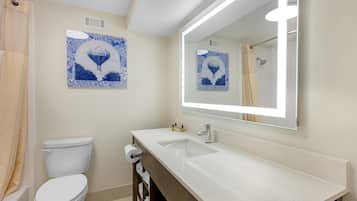 Standard Room, 2 Queen Beds, Non Smoking, Refrigerator & Microwave | Bathroom