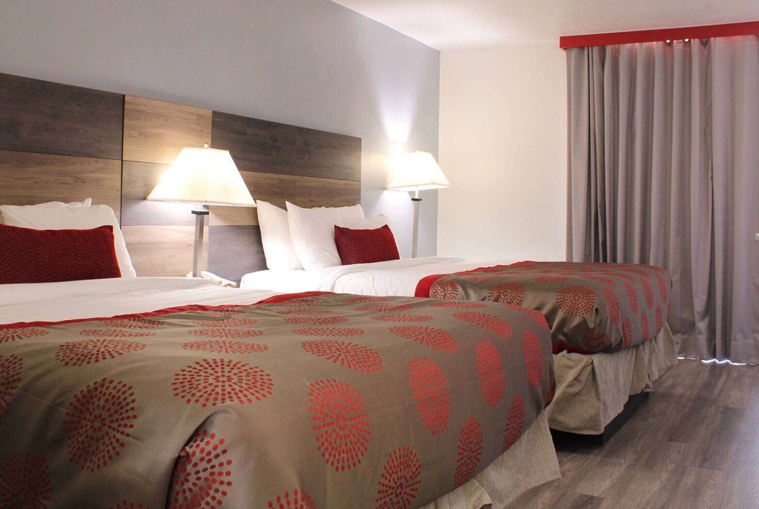 Individually furnished, desk, blackout drapes, soundproofing