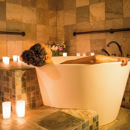 Sauna, hot tub, steam room, body treatments, body wraps, body scrubs