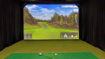 Terrain d’exercice de golf intérieur