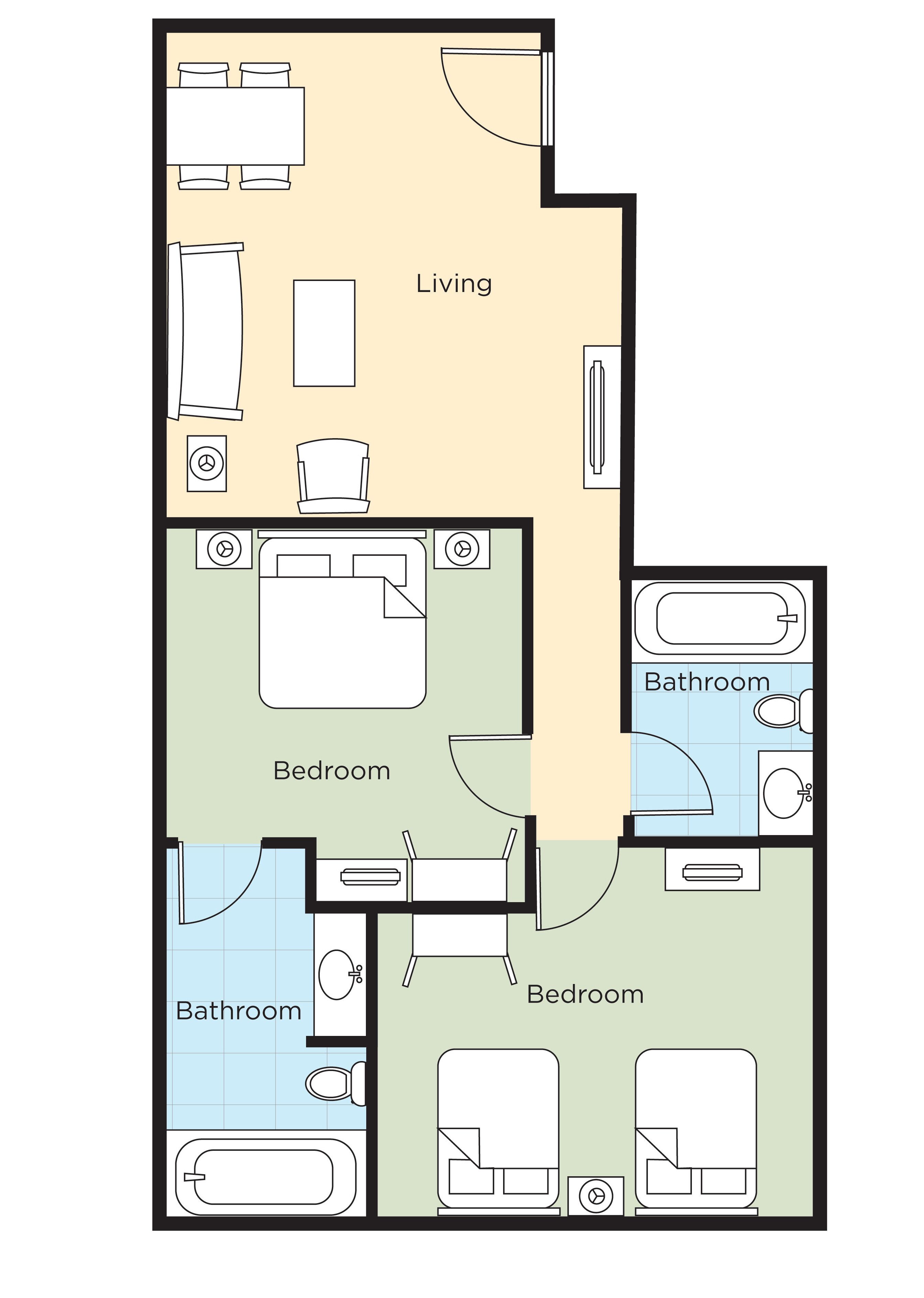 pillow-top beds, in-room safe, desk, iron/ironing board