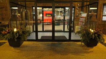 Front of property - evening/night