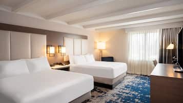 In-room safe, desk, laptop workspace, blackout drapes