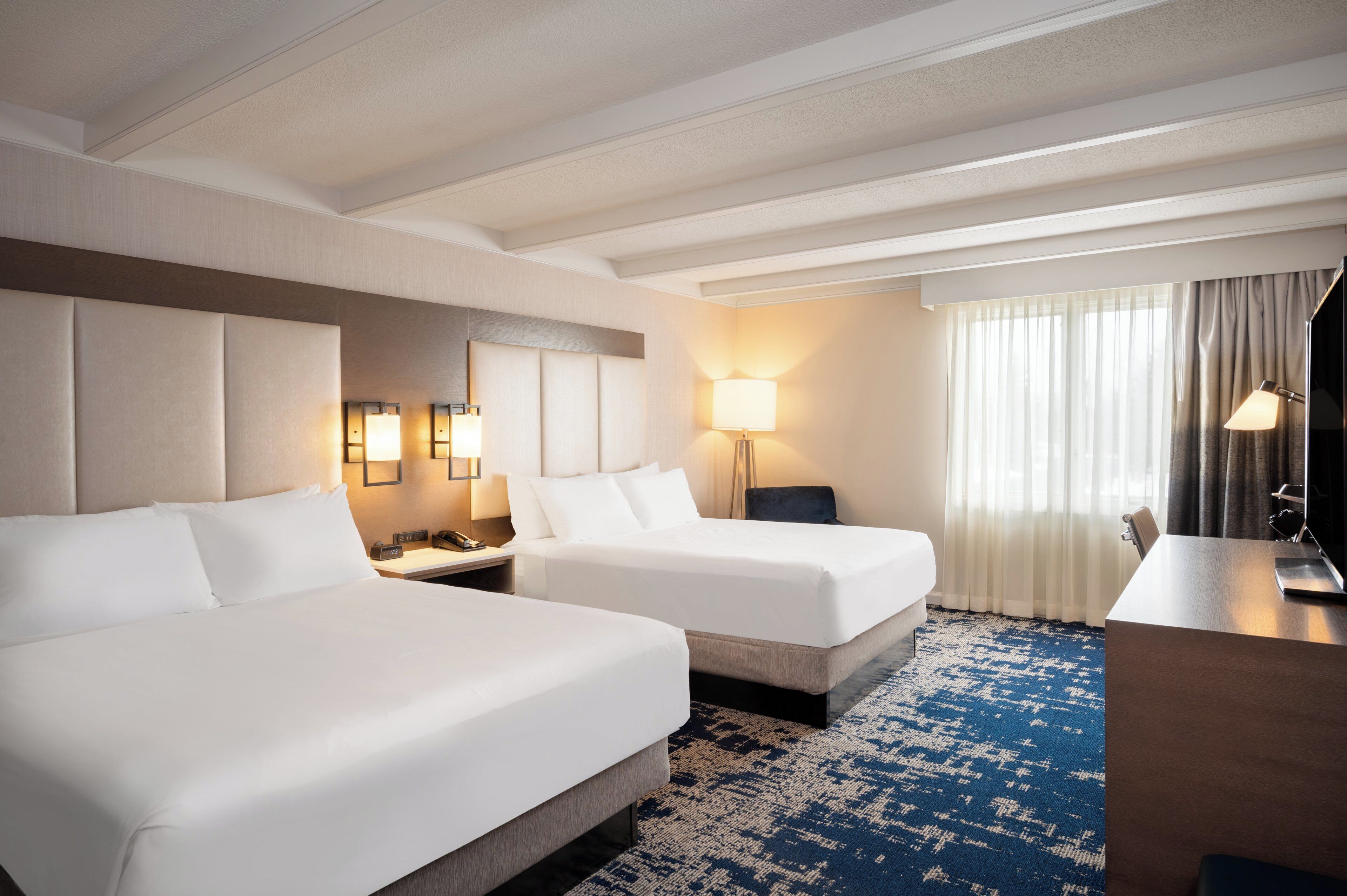 In-room safe, desk, laptop workspace, blackout drapes