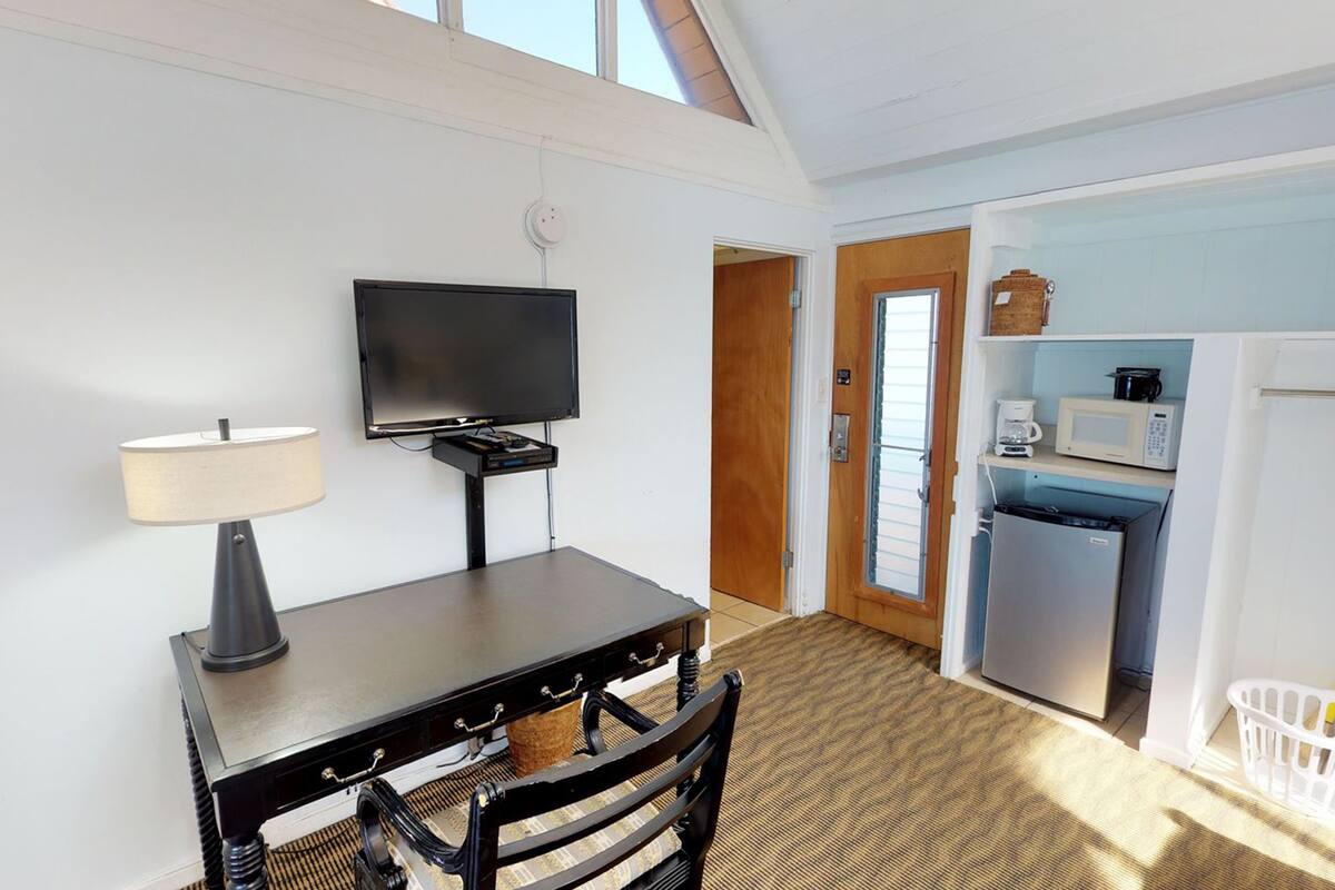 ocean front king | 1 bedroom, individually decorated, blackout curtains, iron/ironing board