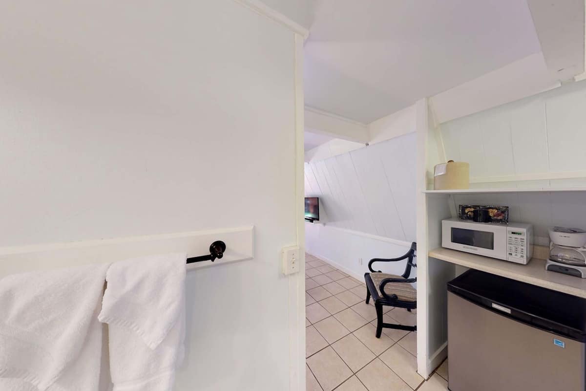 garden view king | 1 bedroom, individually decorated, blackout curtains, iron/ironing board