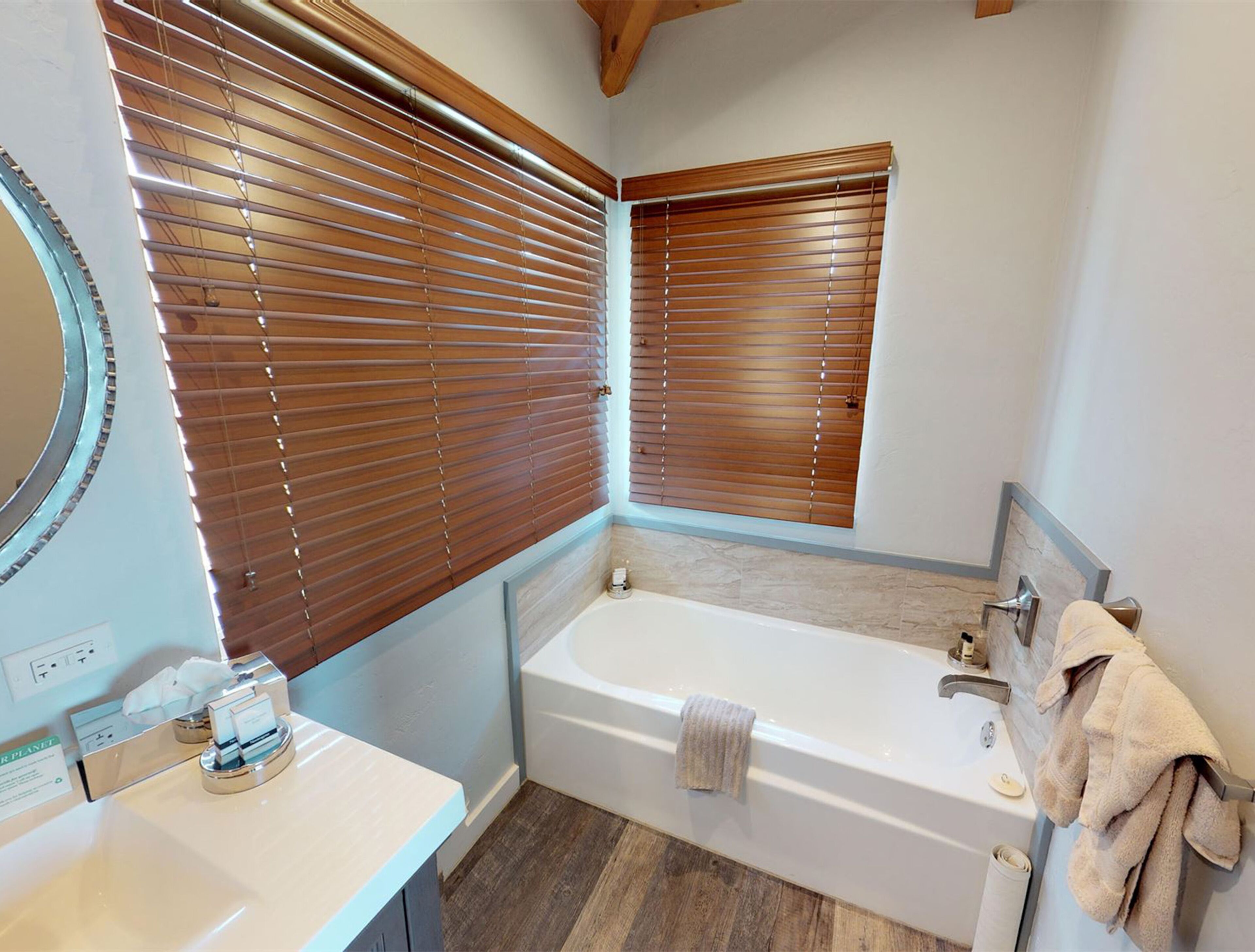 ocean front suite | bathroom | free toiletries, hair dryer, towels, soap