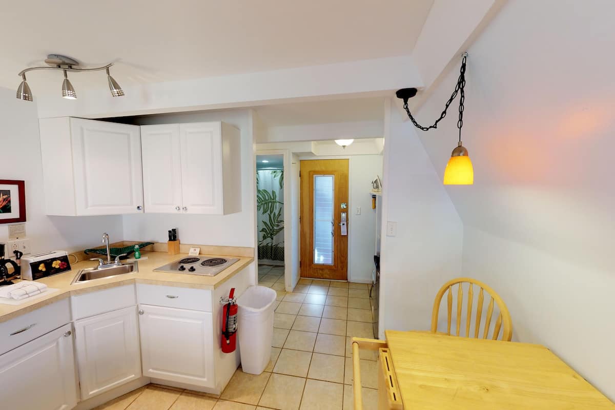 1 bedroom, individually decorated, blackout curtains, iron/ironing board