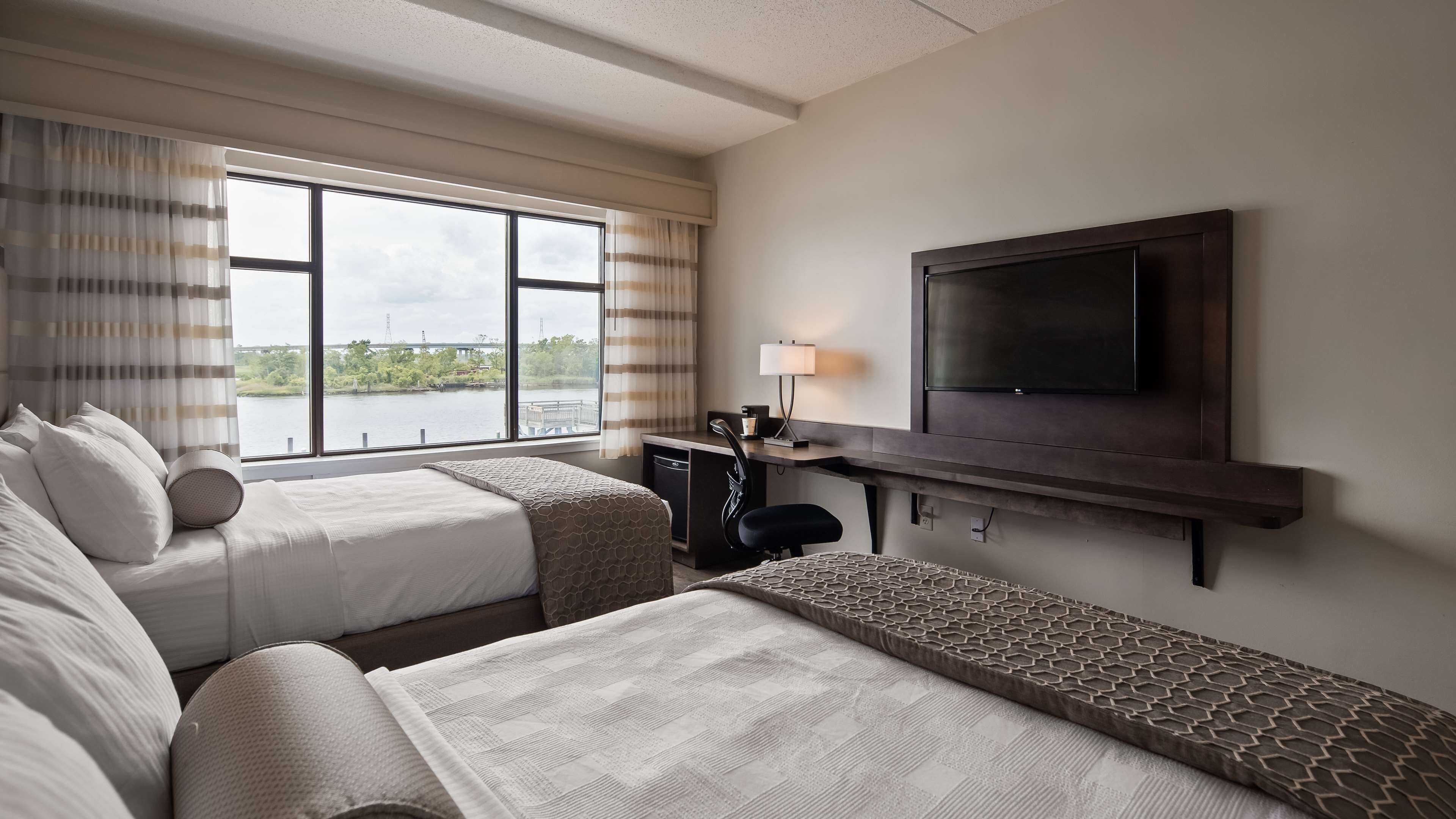 standard room, 2 double beds, non smoking, river view | view from room