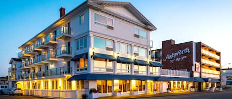 Front of property – evening/night