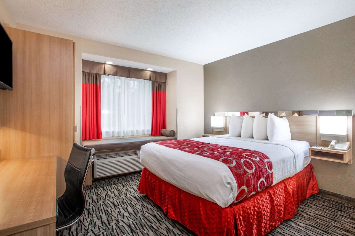 Standard Room, 1 Queen Bed | Desk, blackout curtains, iron/ironing board, free WiFi