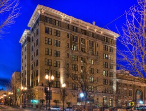 Front of property - evening/night